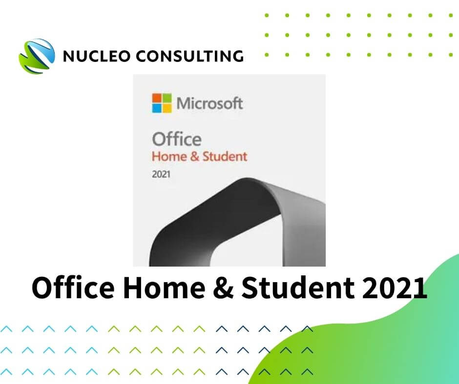 Microsoft Office Home & Student 2021 (1 PC/ Mac)- Physical Box License -  Nucleo Consulting