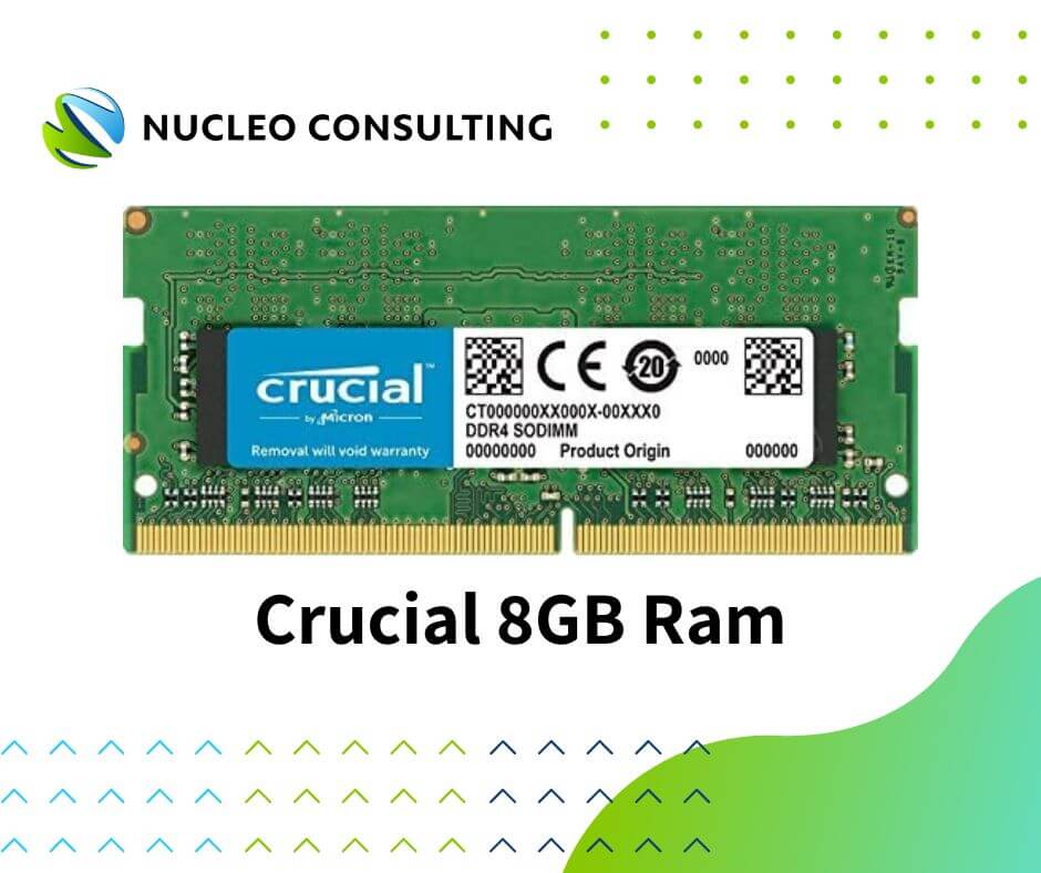 Crucial 8GB DDR4-3200 SODIMM Ram - Nucleo Consulting
